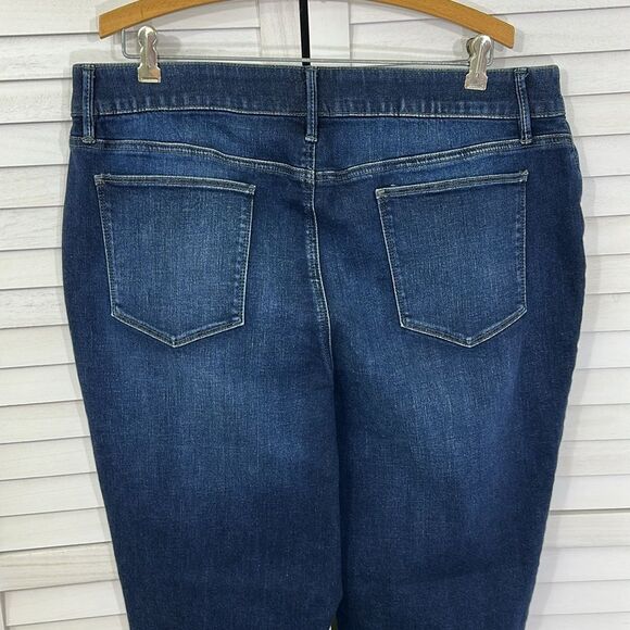 Chico's Jeans Size 3 (16) Slim Leg Inner Elastic Waistband - Picture 7 of 13
